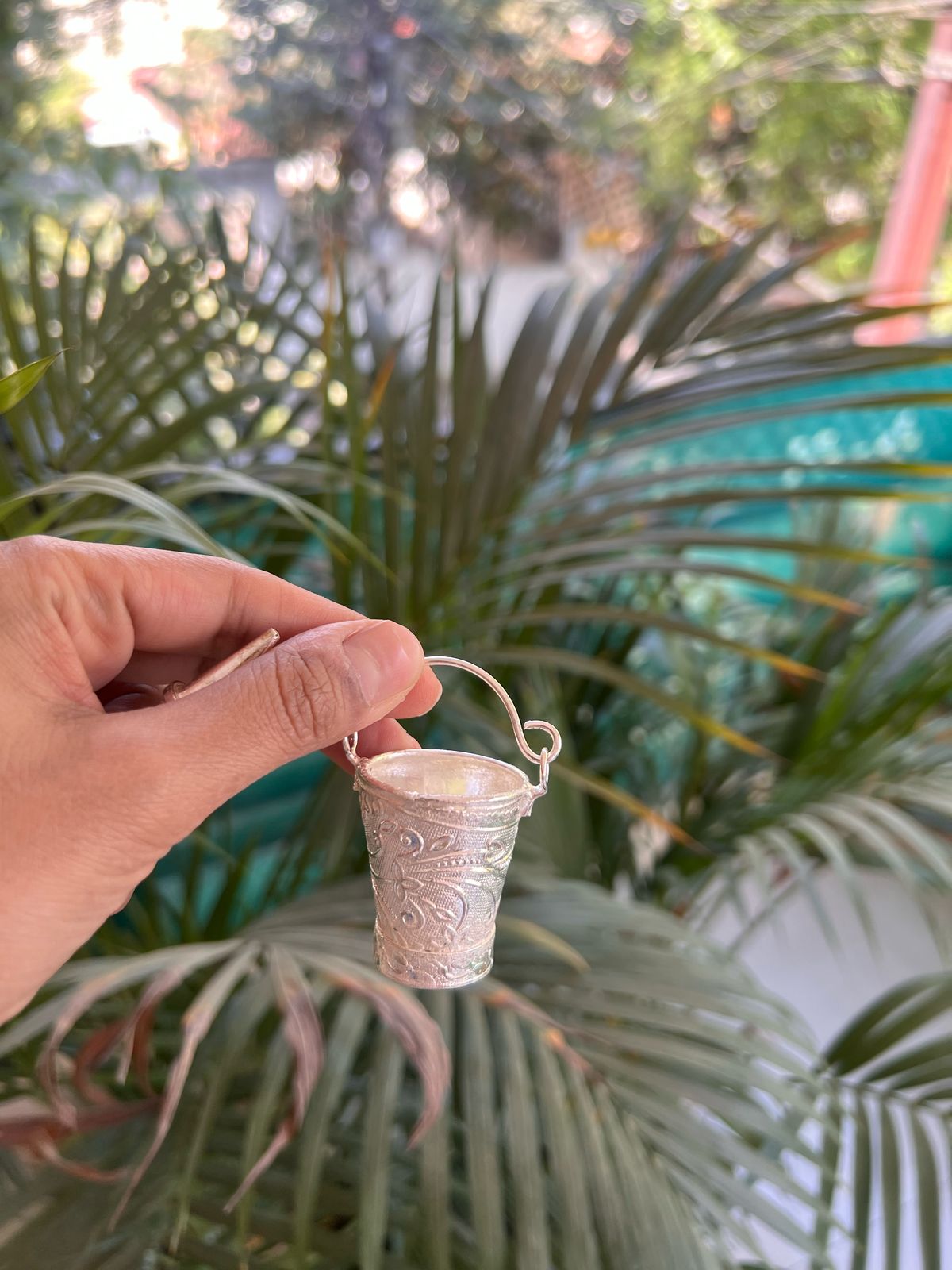 Silver Balti Pichkari For Laddu Gopal